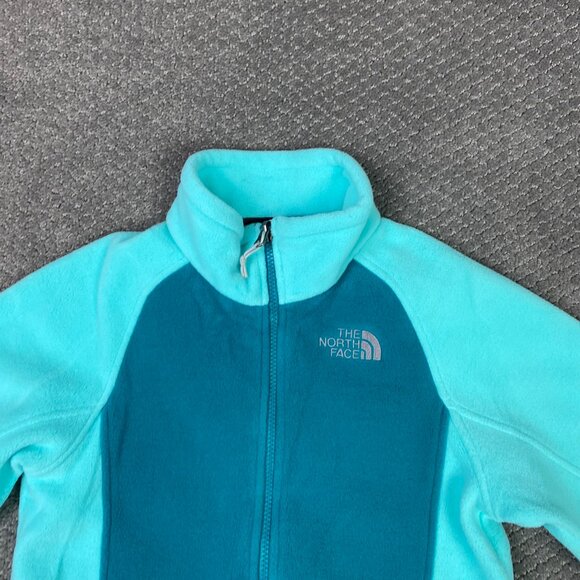 The North Face Fleece Jacket Women's XS Teal Turquoise Full Zip NWOT - Picture 4 of 11